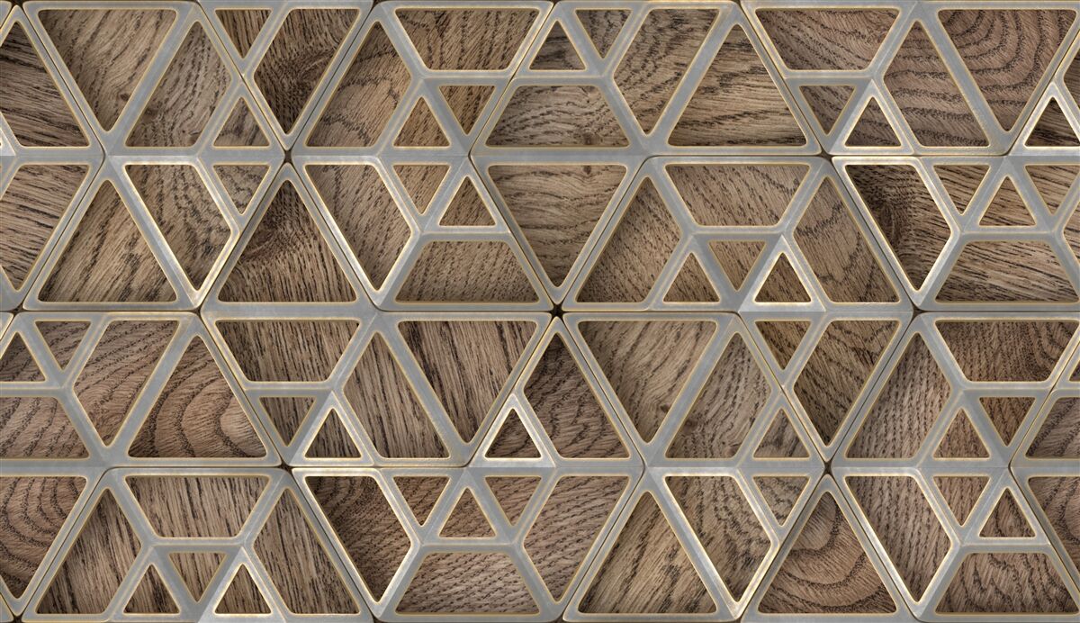 Фотошпалери трикутна структура деревини