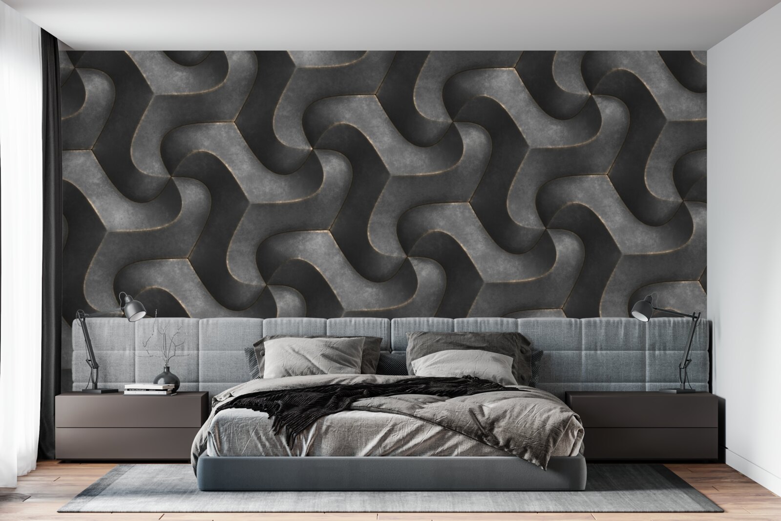 Фотошпалери просочена текстура деревини