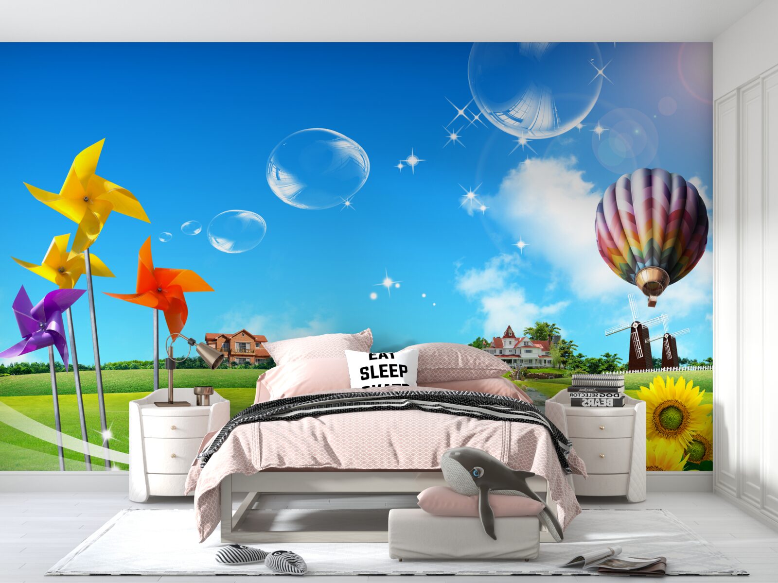 Фотошпалери в літній день стежка зеленіє