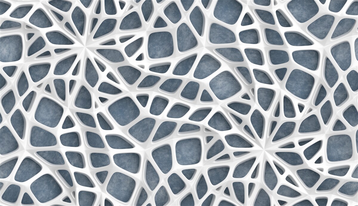 Фотошпалери біле мереживо на блакитному тлі