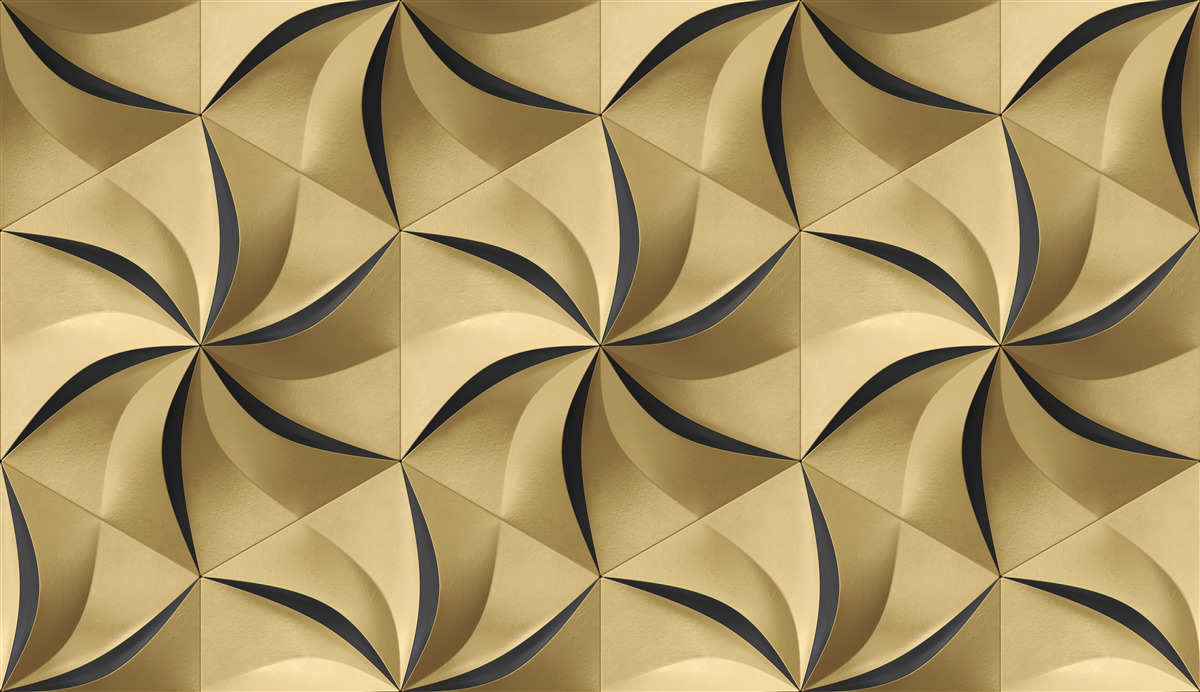 Фотошпалери гірчичні зірки в геометричному стилі