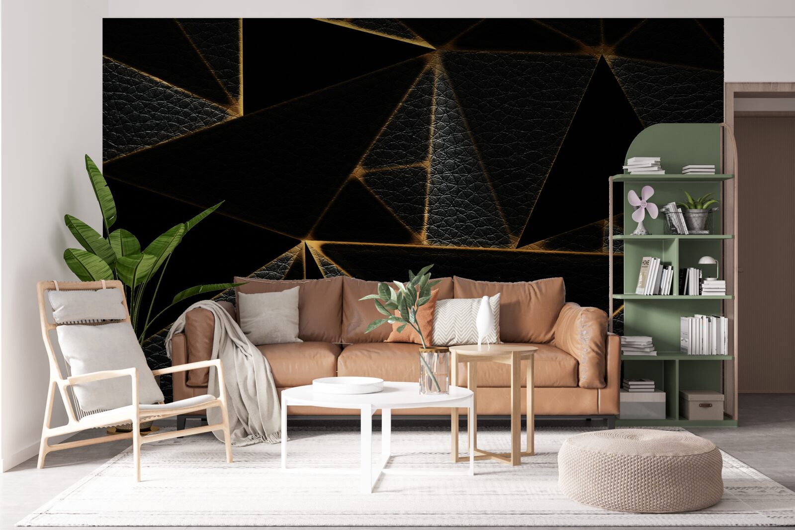 Фотошпалери скляна кришка з чорним мармуром