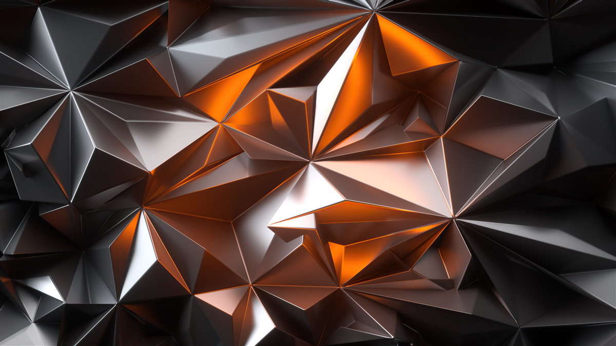 Фотошпалери геометрія янтри на темному тлі