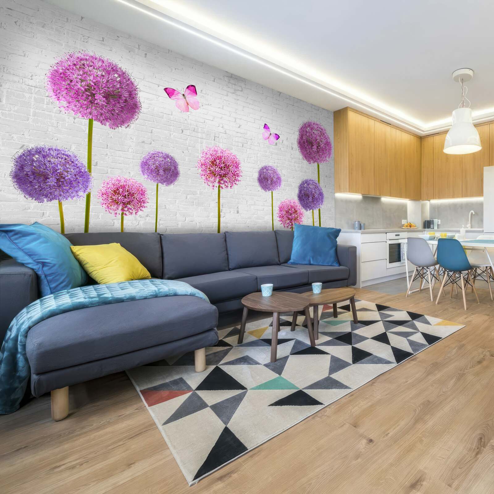 Фотошпалери пухнасті косулі всіх кольорів