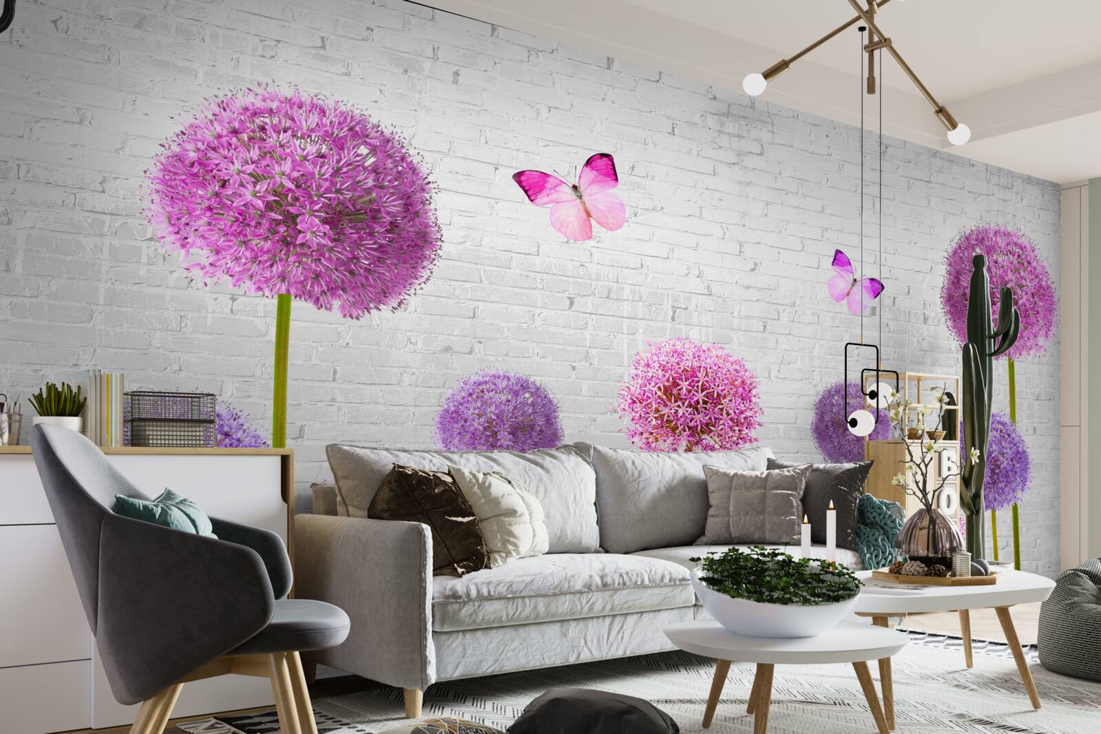 Фотошпалери пухнасті косулі всіх кольорів