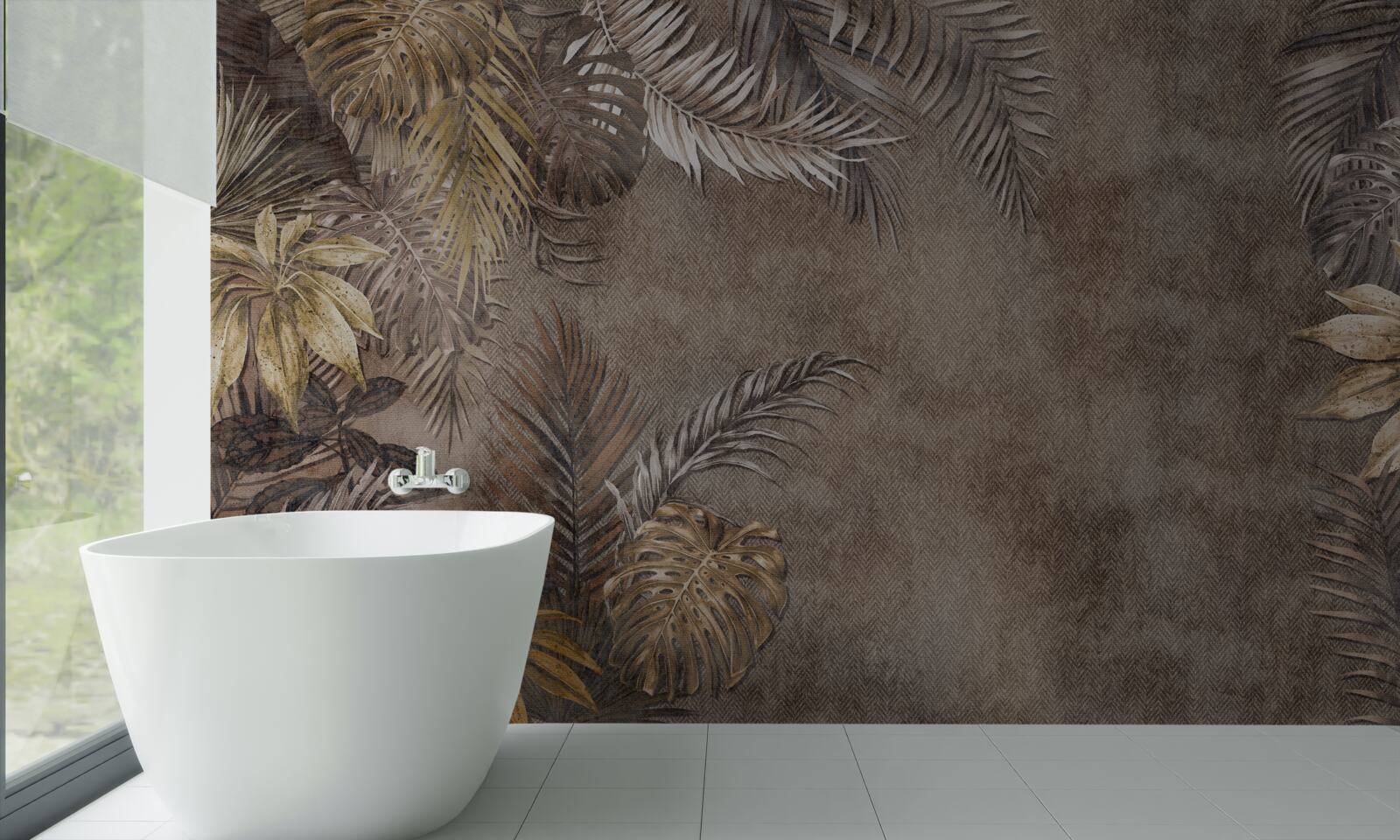 Фотошпалери нічні тропіки під шелест листя