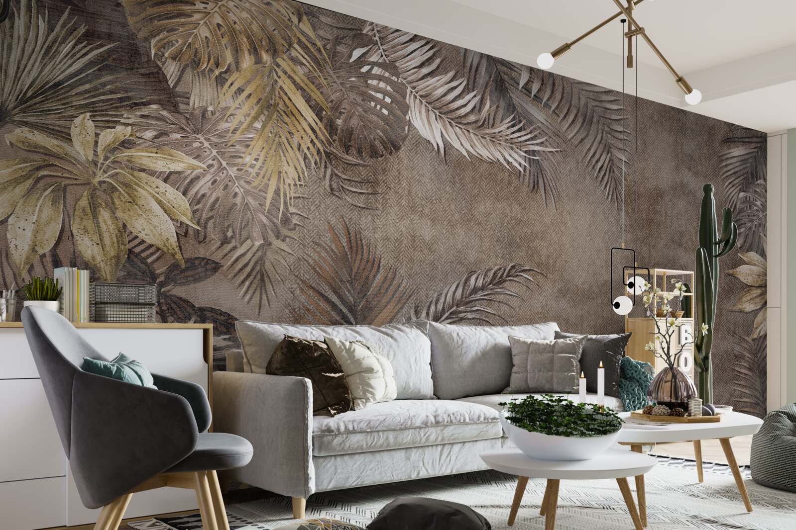 Фотошпалери нічні тропіки під шелест листя