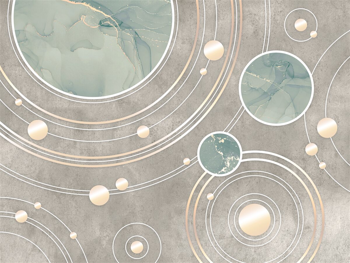 Фотошпалери космічні абстрактні кола