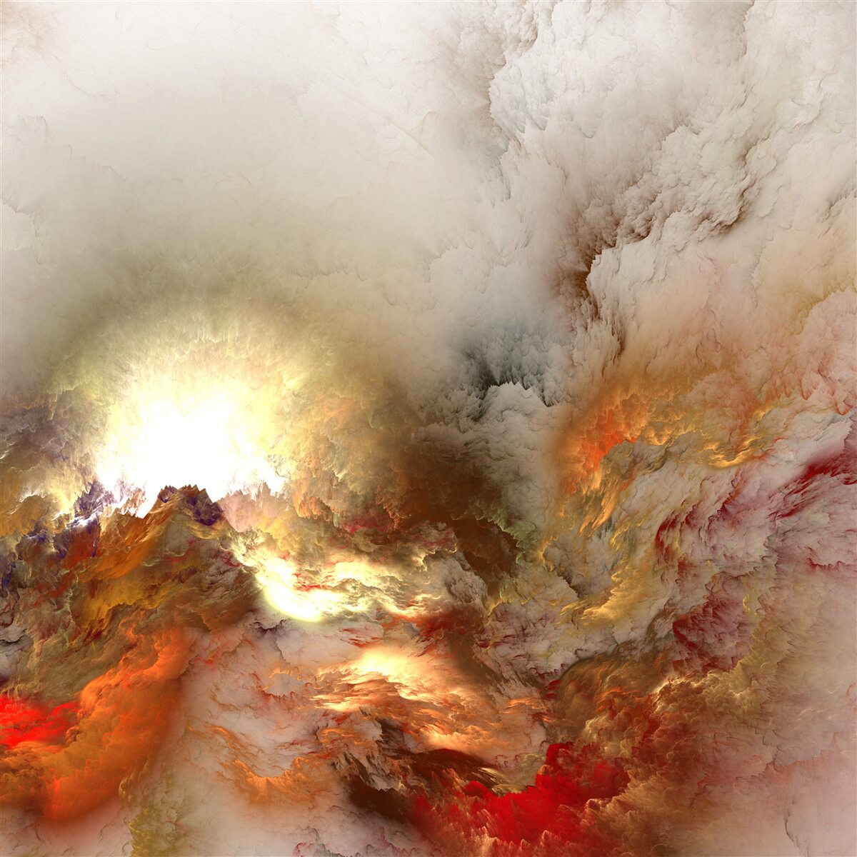 Фотошпалери абстракція: лава під дощем