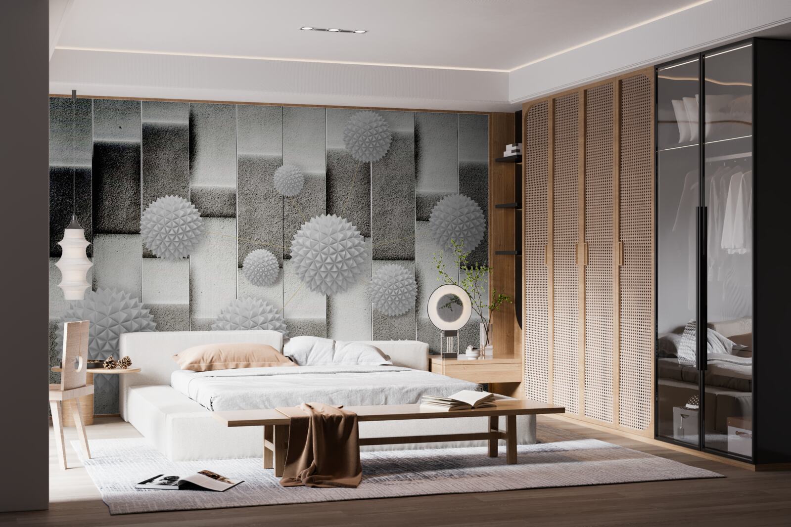 Фотошпалери геометрія та загострені форми