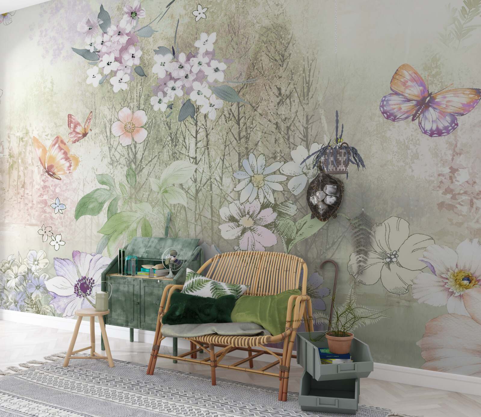 Фотошпалери Асортимент лугових квітів