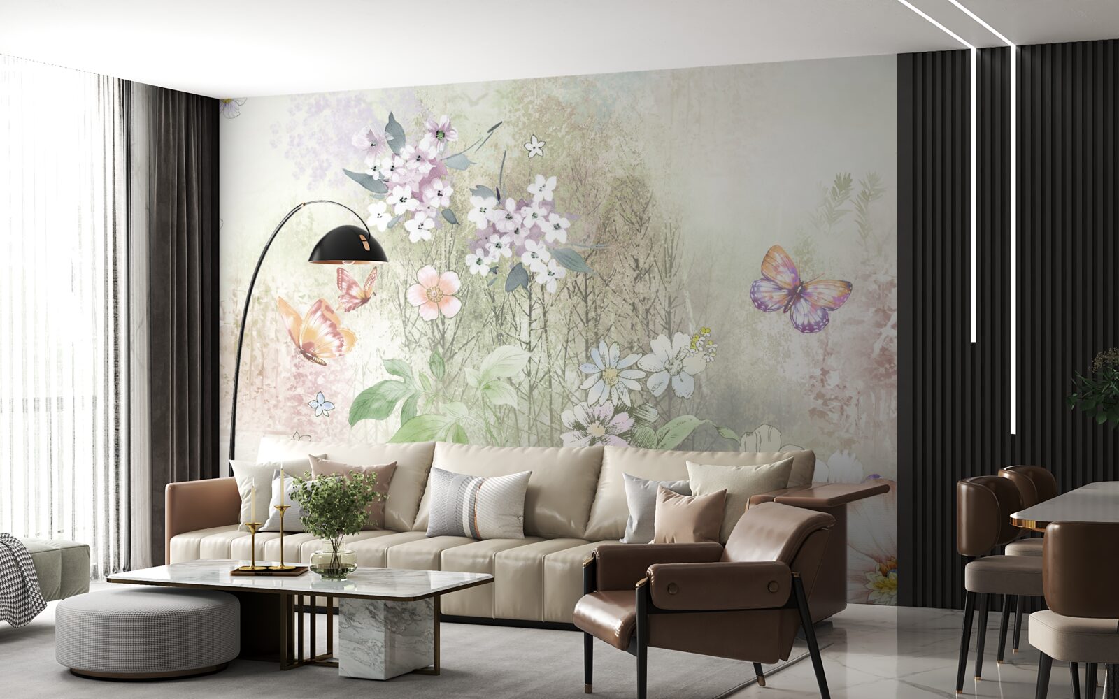 Фотошпалери Асортимент лугових квітів