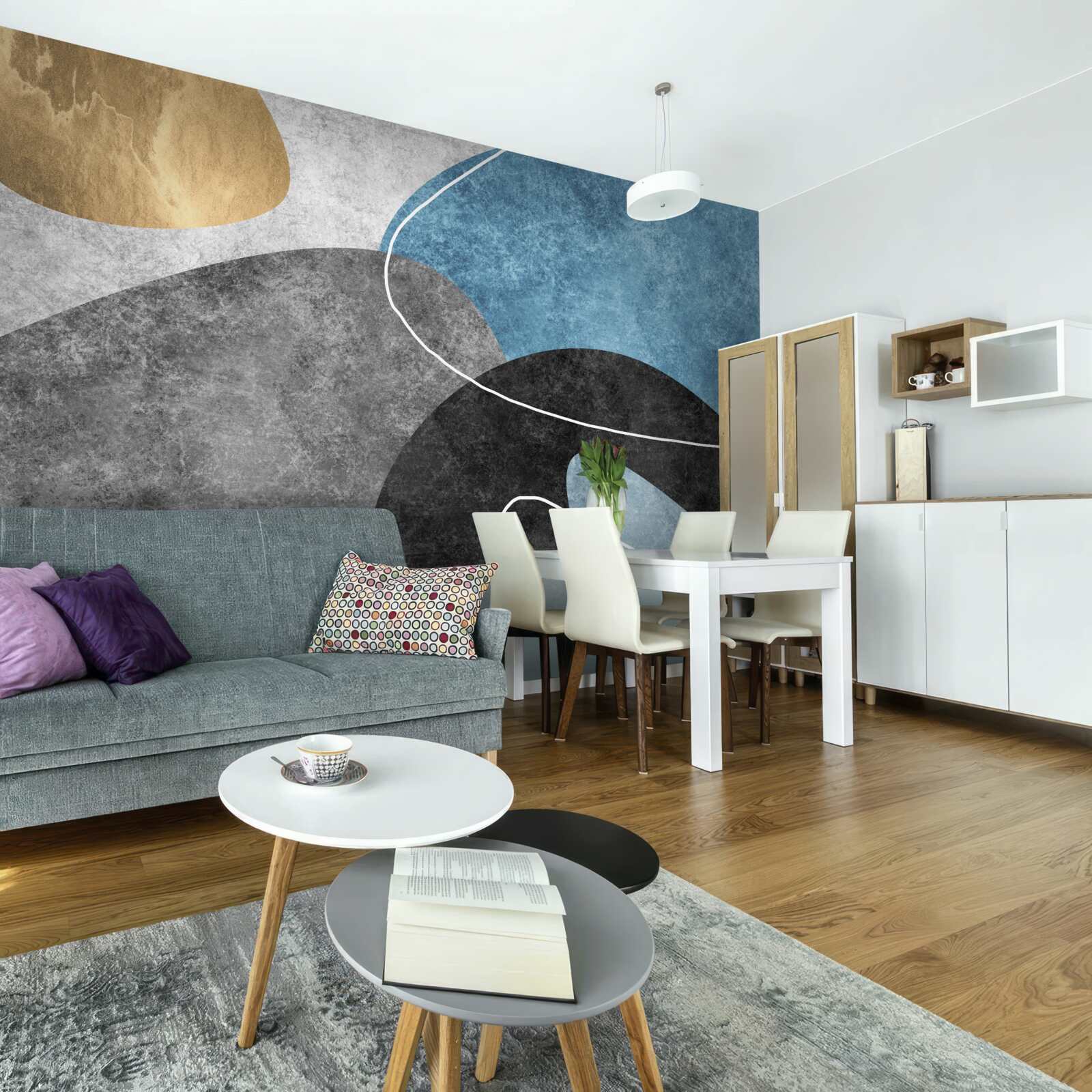 Фотошпалери пастельні відтінки мармуру