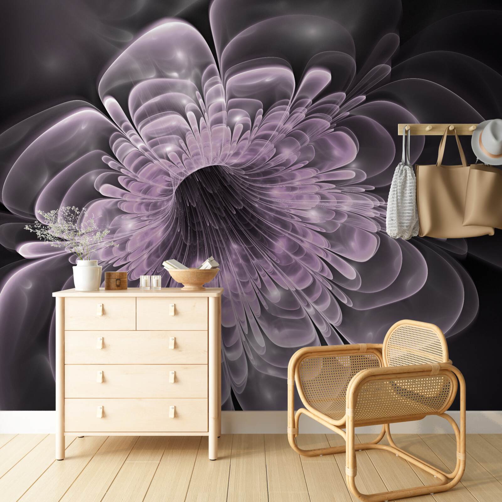 Фотошпалери кришталевий бутон квітки