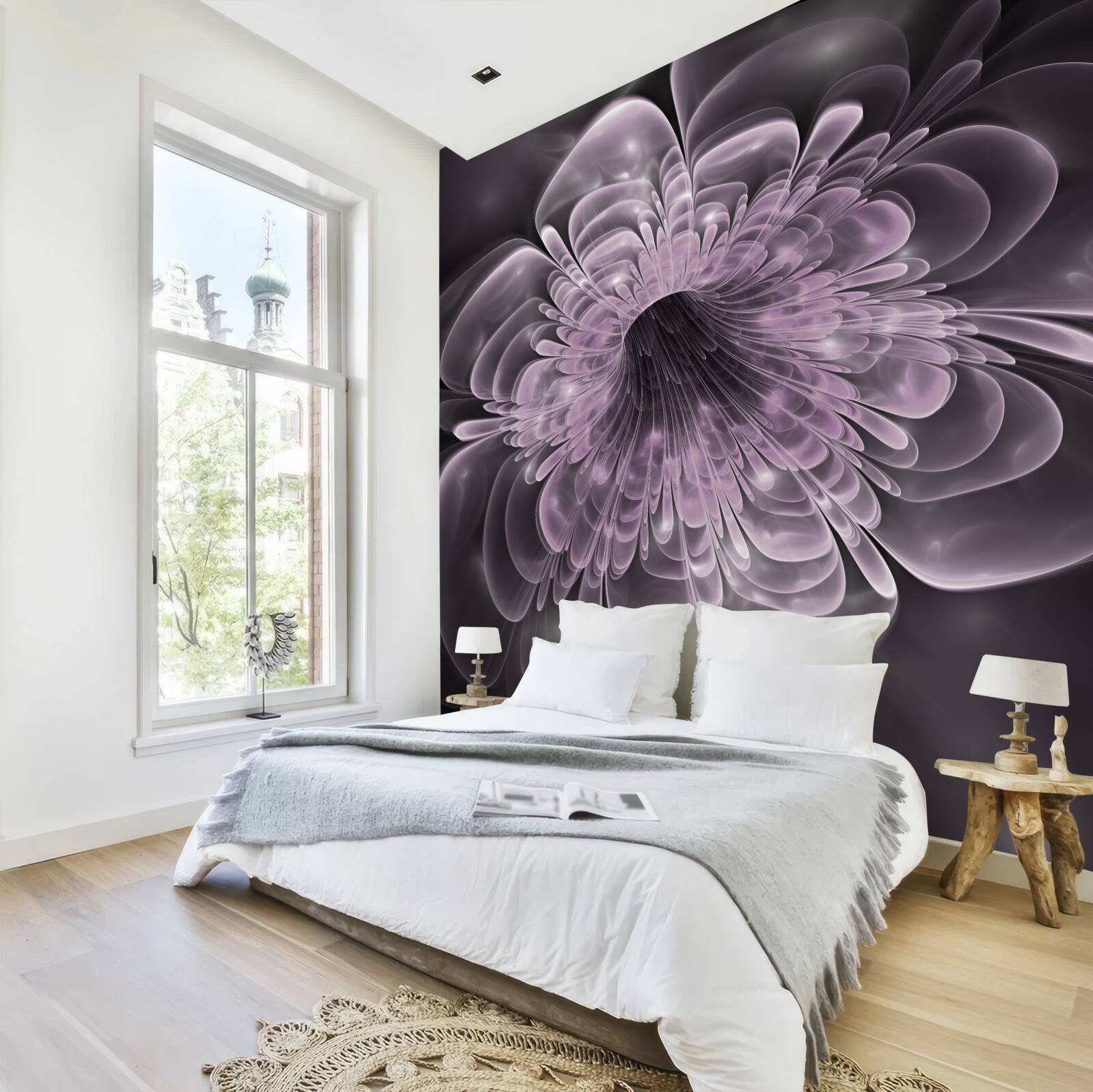 Фотошпалери кришталевий бутон квітки