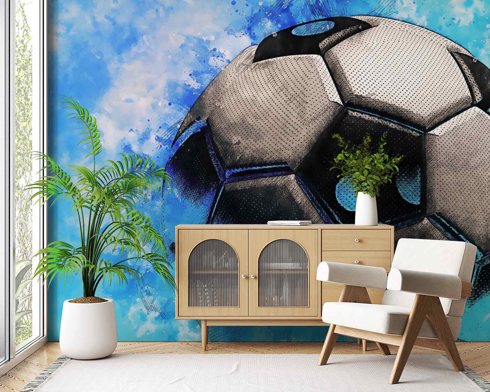 Фотошпалери швидкісний футбол