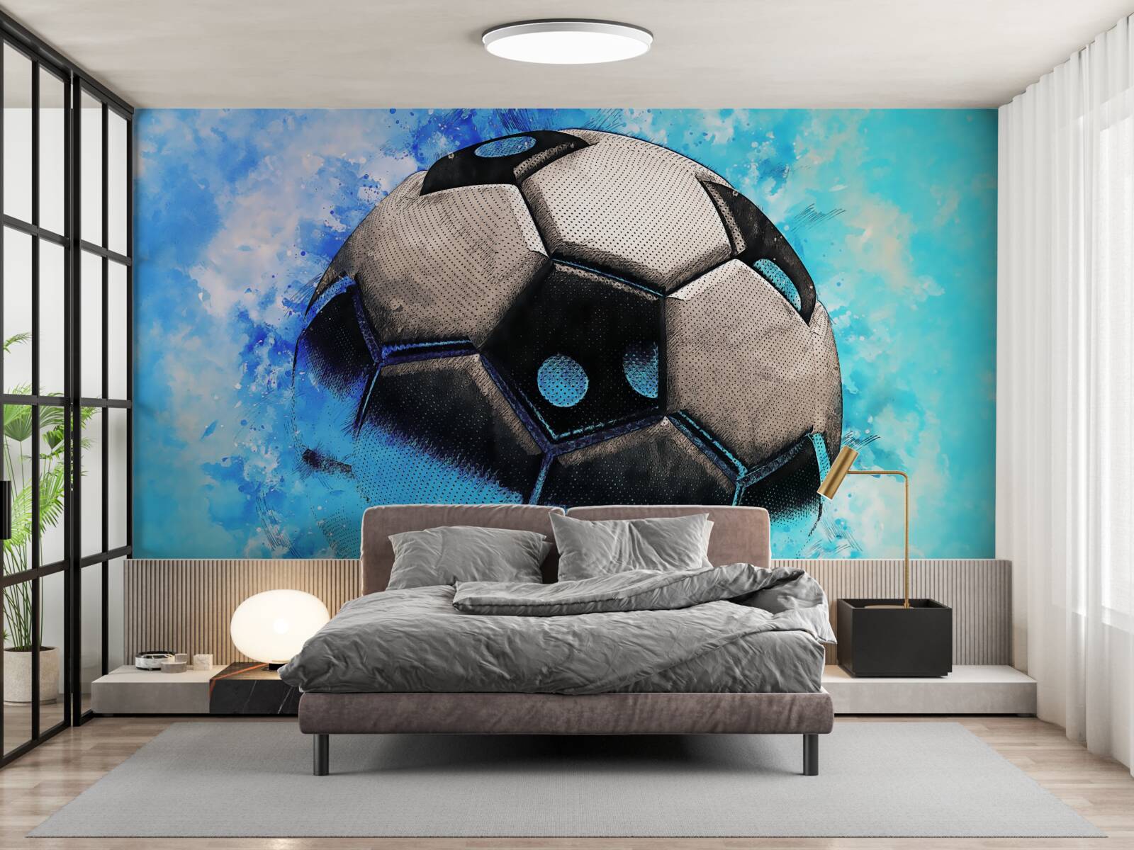 Фотошпалери швидкісний футбол