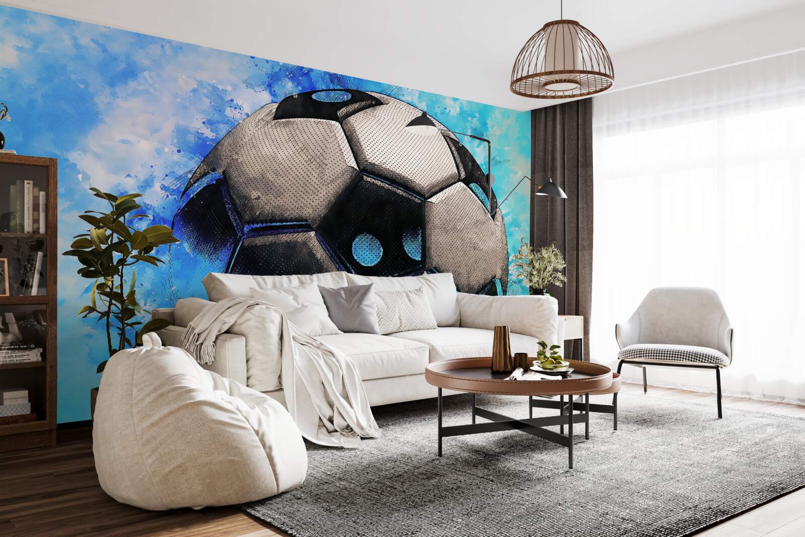 Фотошпалери швидкісний футбол