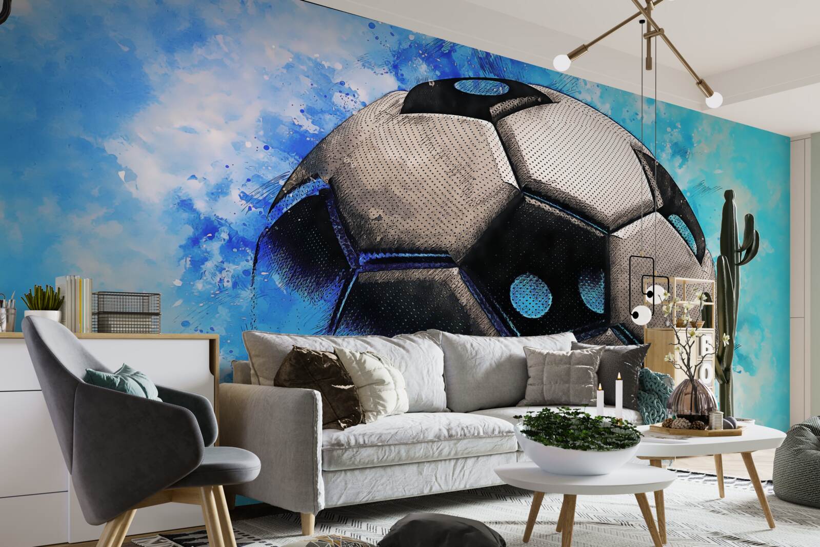 Фотошпалери швидкісний футбол