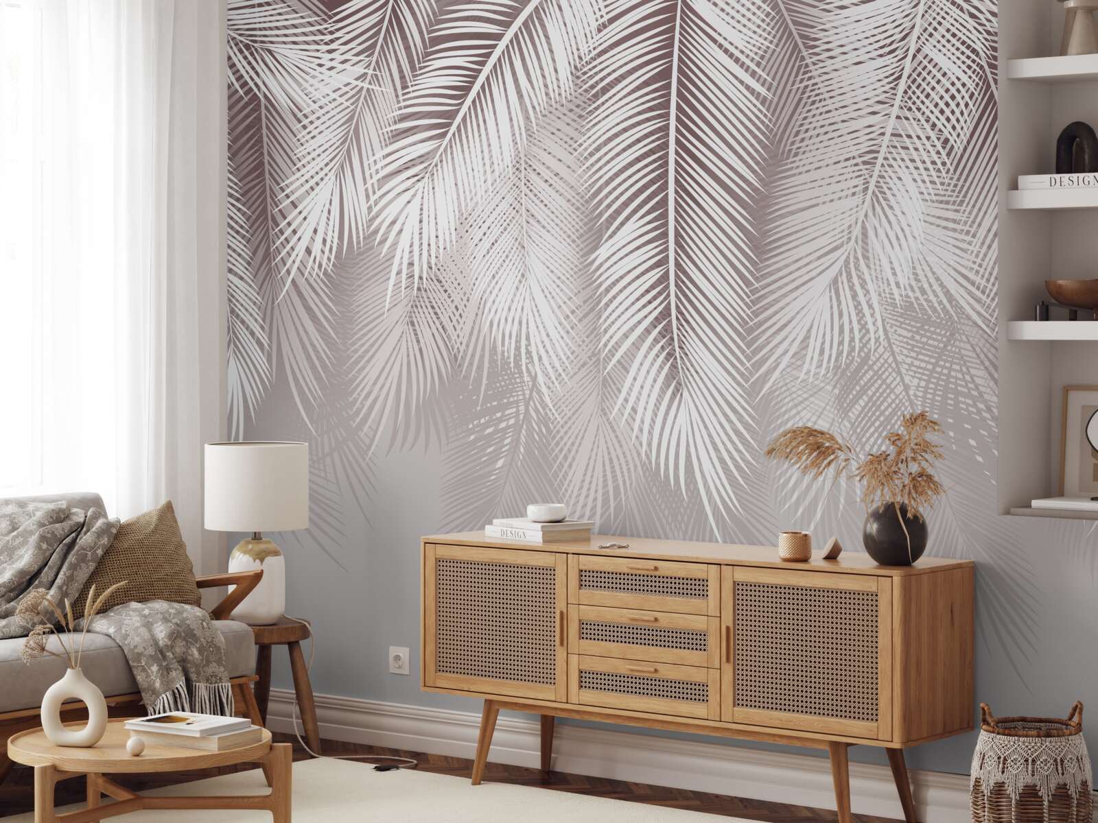 Фотошпалери Білосніжне пір'я повільно опускається