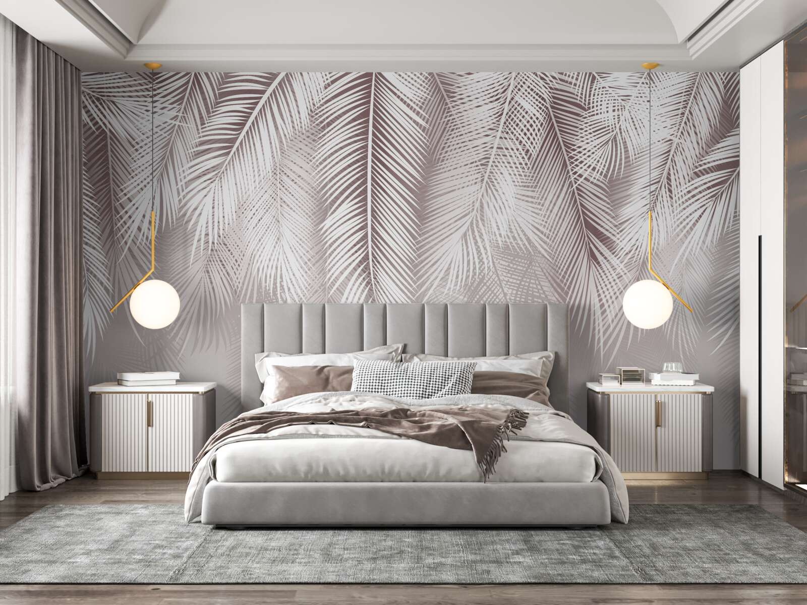 Фотошпалери Білосніжне пір'я повільно опускається