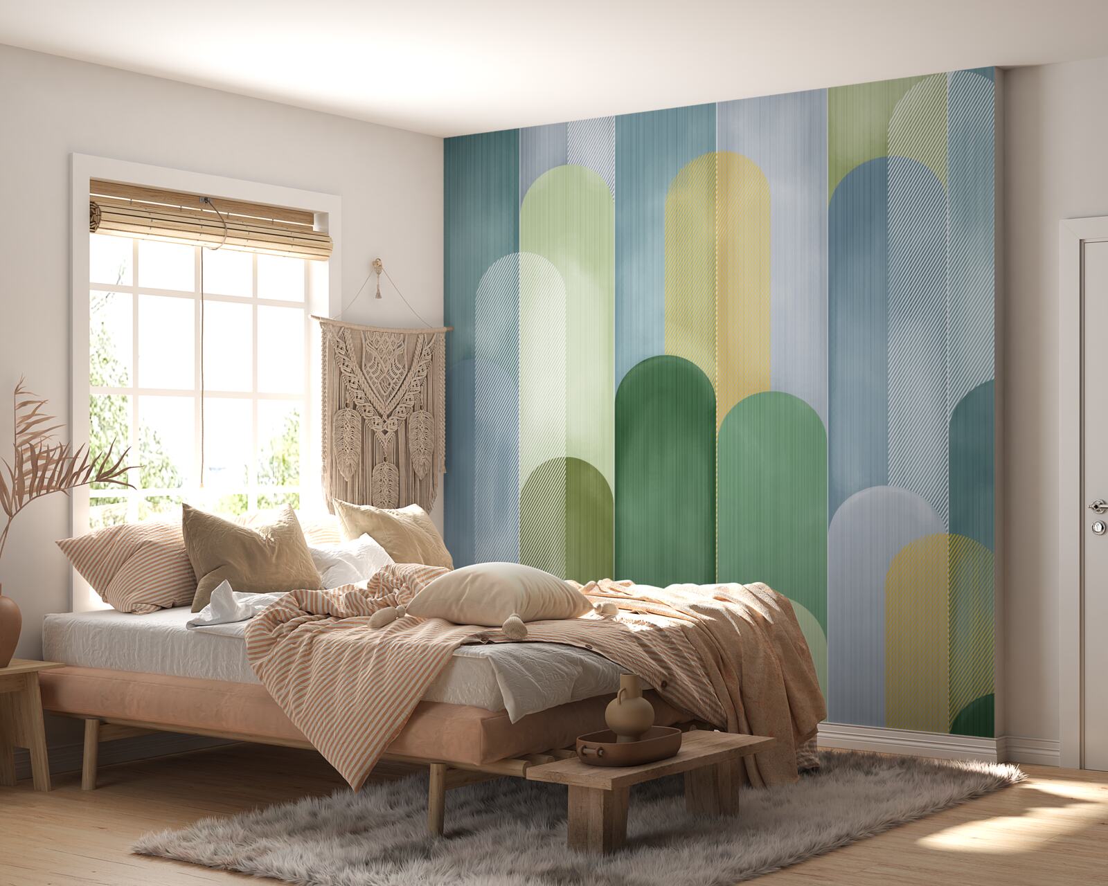 Фотошпалери абстрактні вертикальні лінії