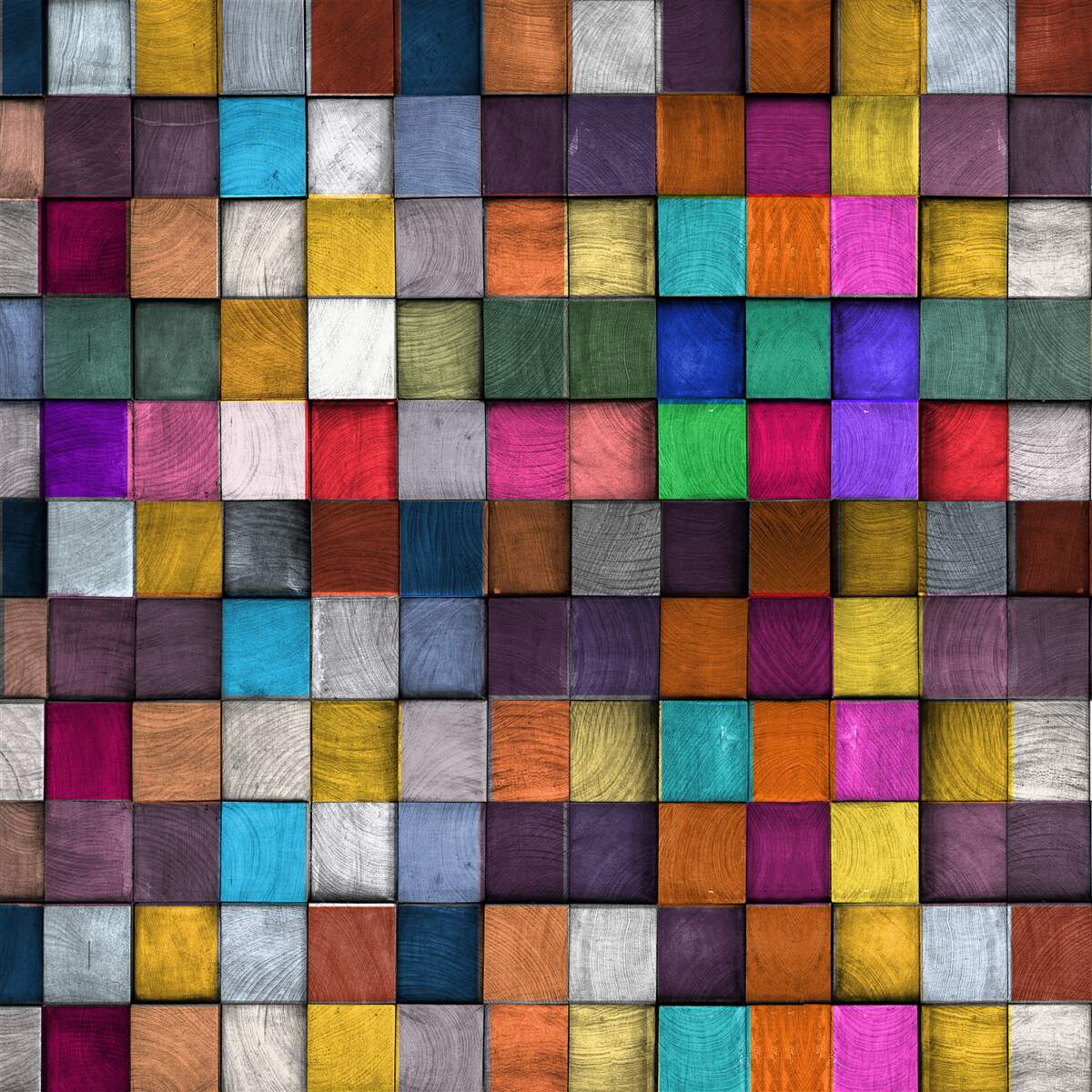 Фотошпалери насичені різнокольорові квадрати