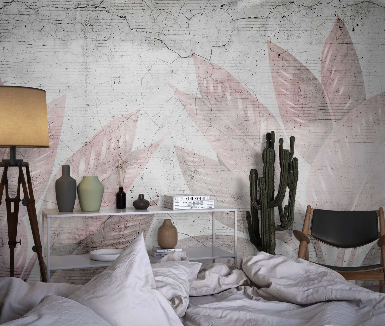 Фотошпалери акварельна папороть