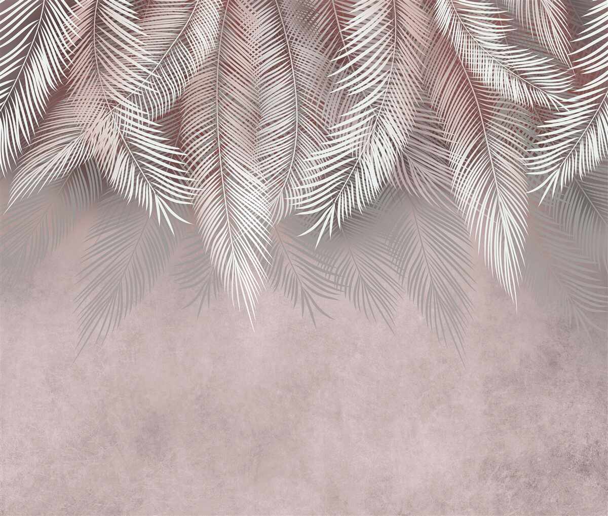 Фотошпалери світлі папороті, що звисають