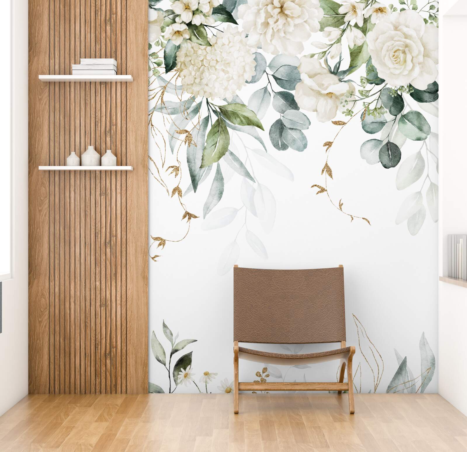 Фотошпалери яскраві троянди та ніжний бузок