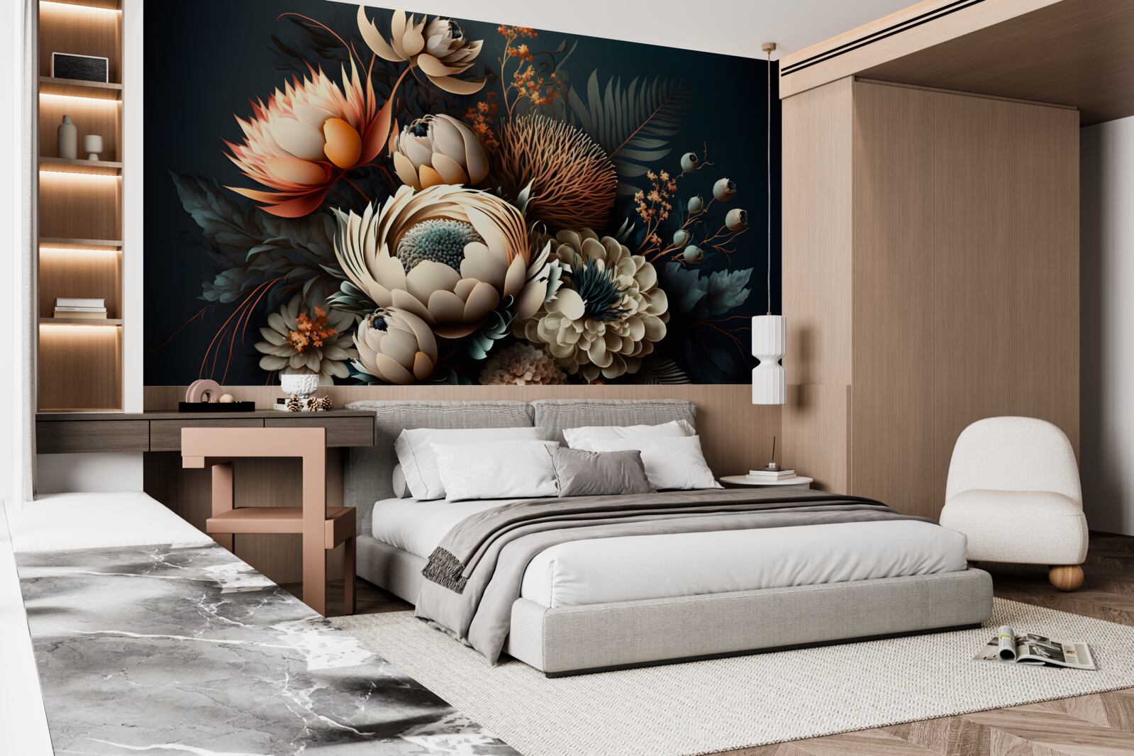 Фотошпалери букет осінніх квітів