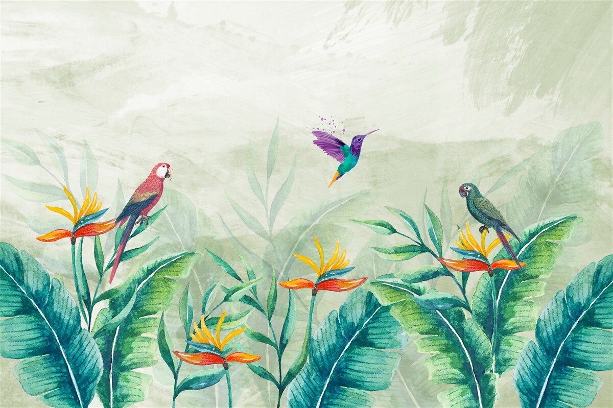 Фотошпалери птахи радіють вранці