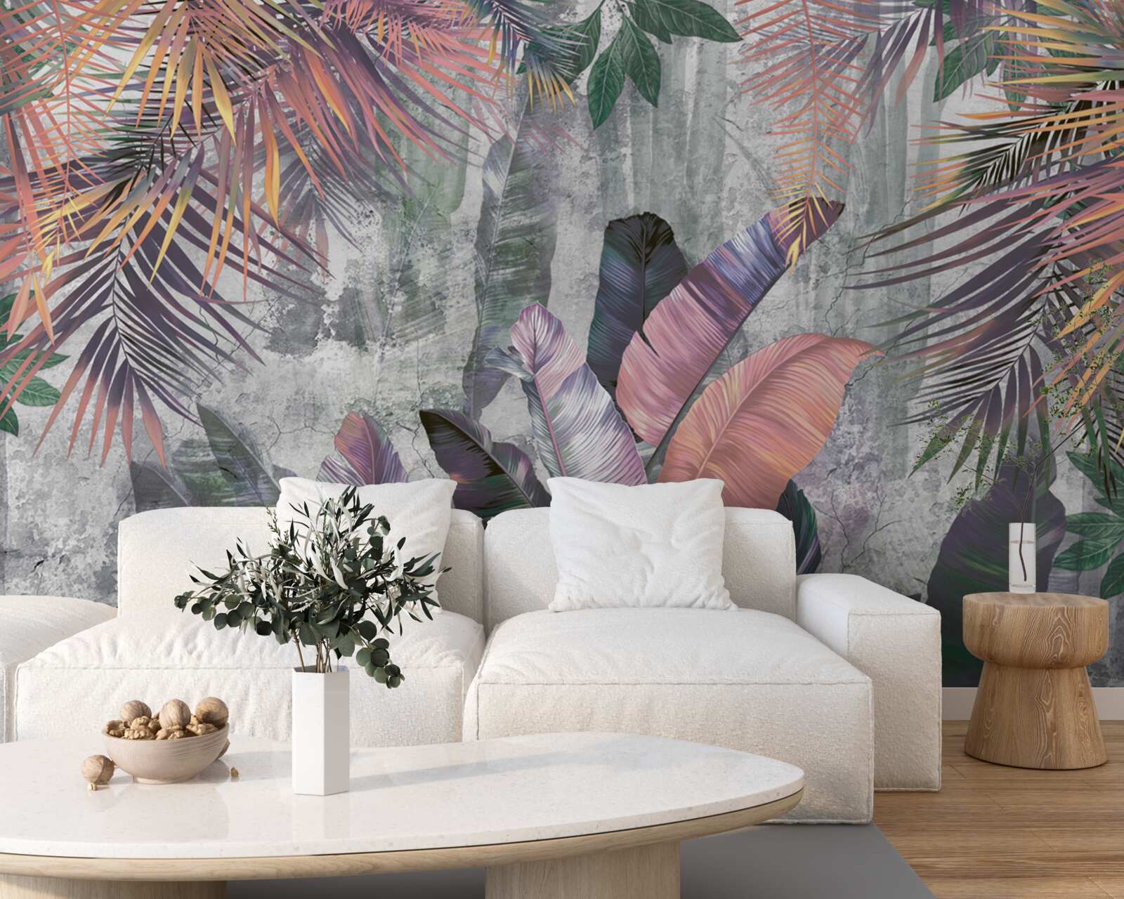 Фотошпалери пишні тропіки під час зливи