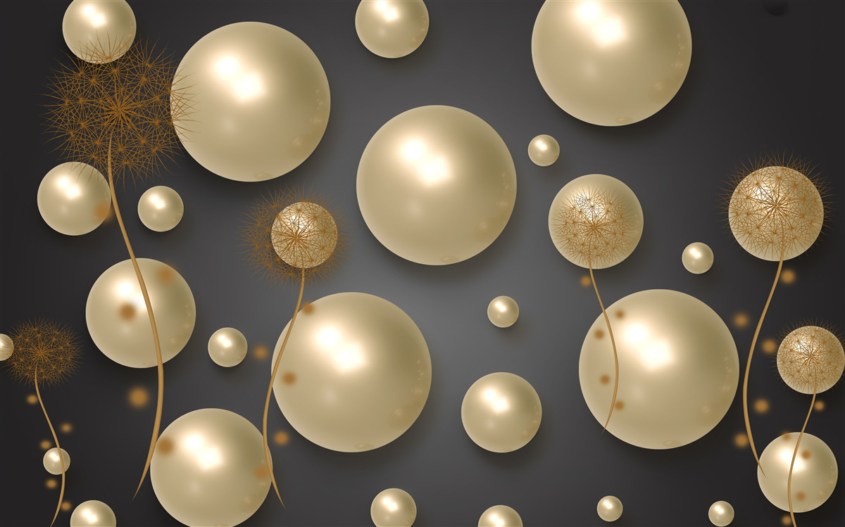 Фотошпалери тривимірна абстракція у вигляді багатоніжок