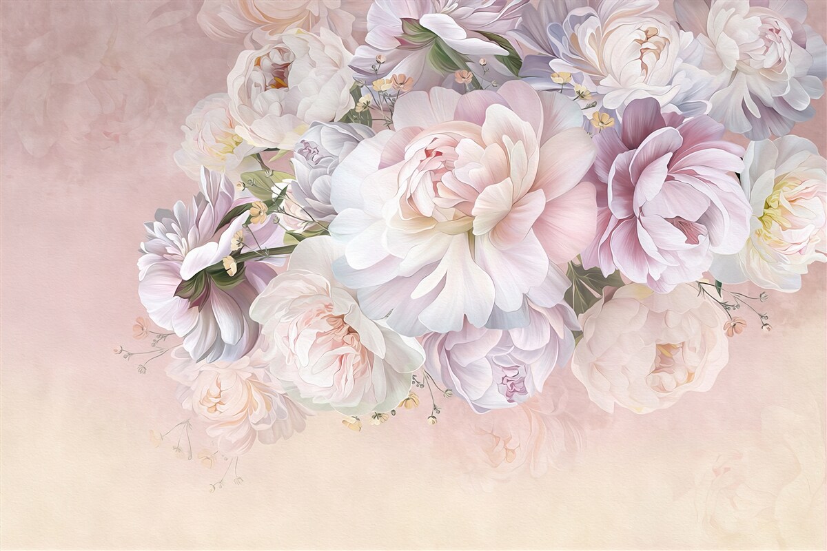 Фотошпалери елегантна композиція з весняних квітів