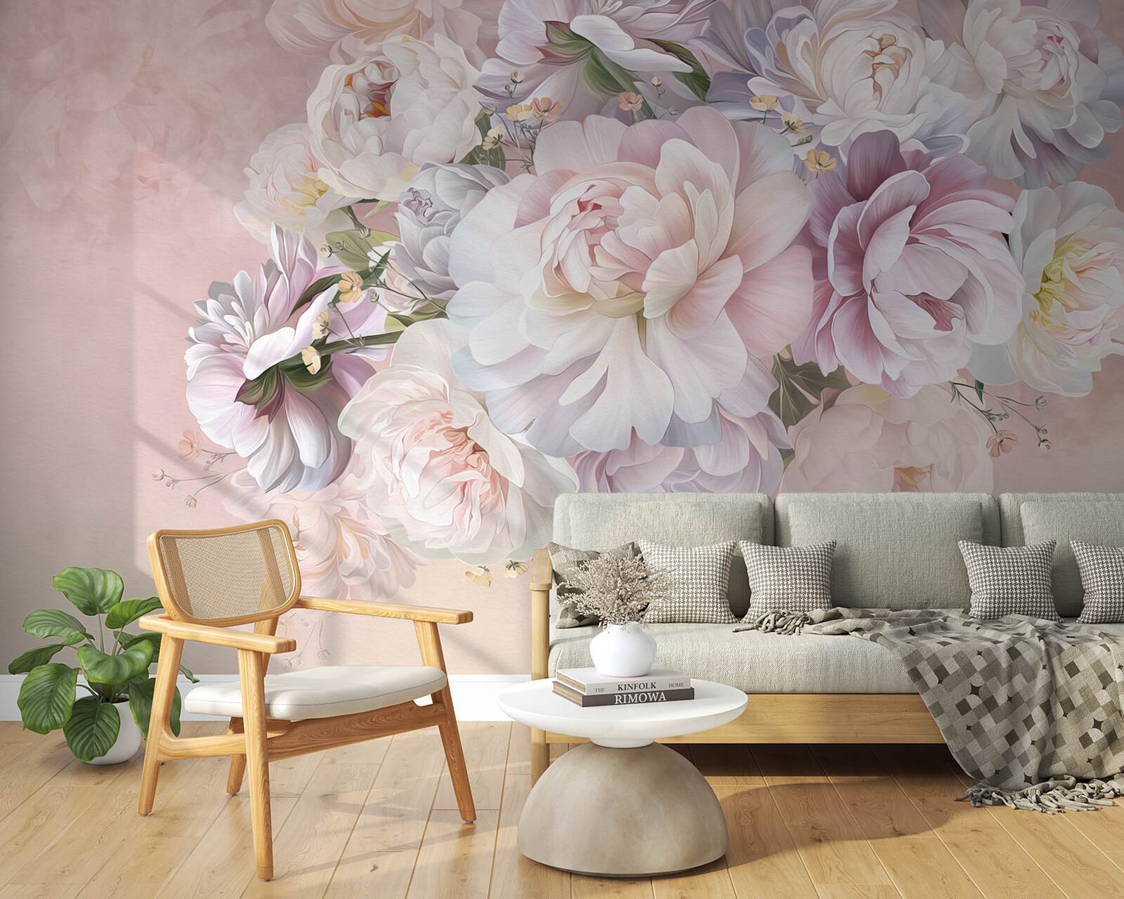 Фотошпалери елегантна композиція з весняних квітів