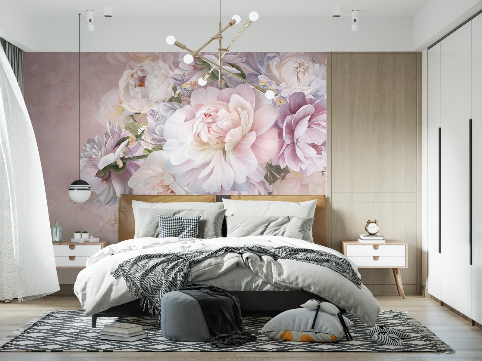 Фотошпалери елегантна композиція з весняних квітів