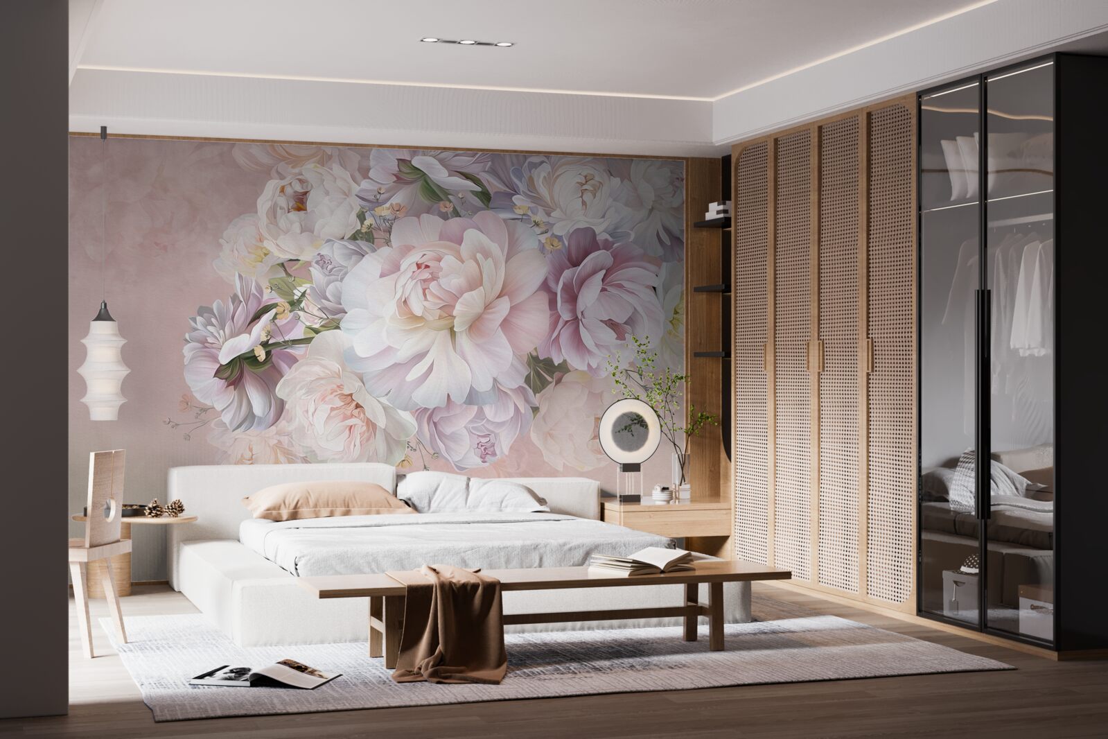 Фотошпалери елегантна композиція з весняних квітів