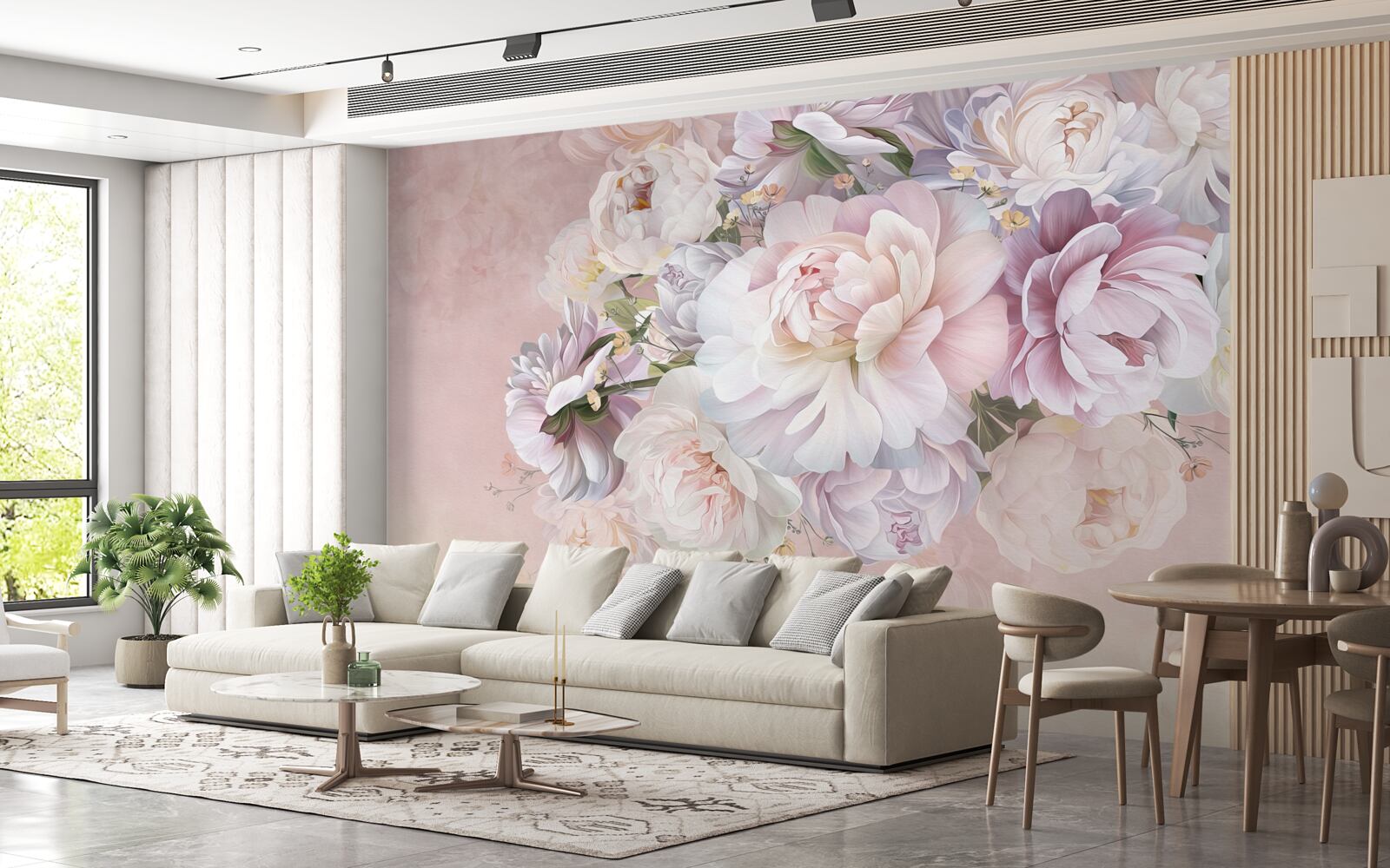 Фотошпалери елегантна композиція з весняних квітів