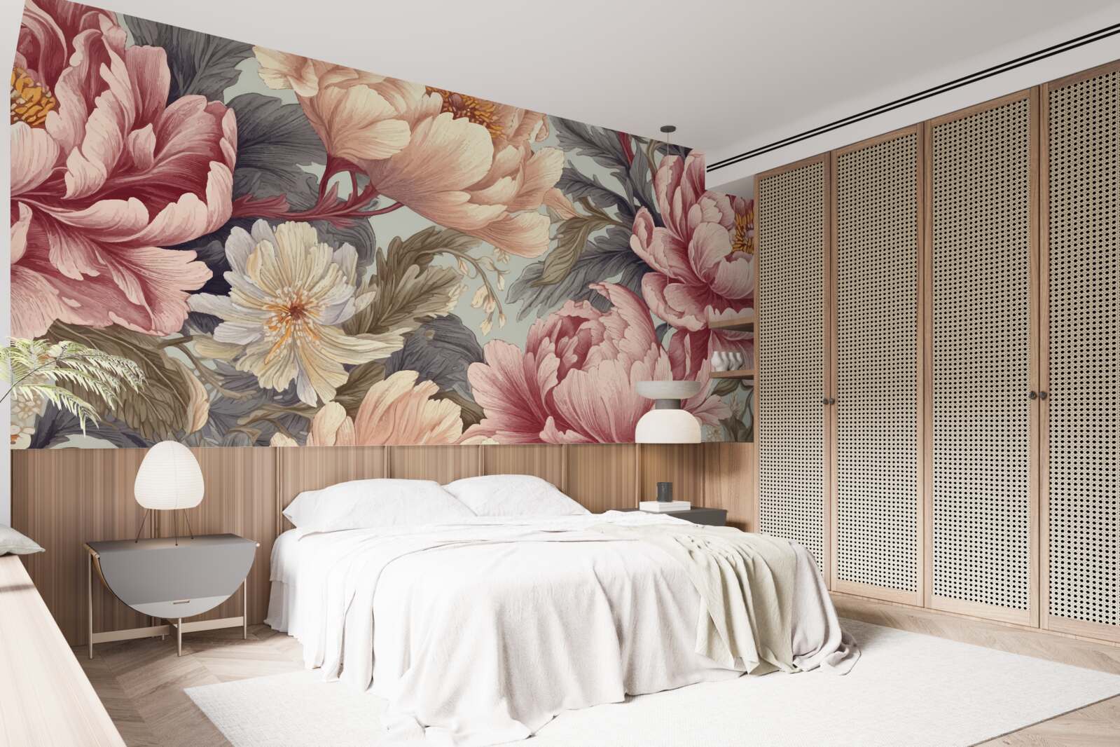 Фотошпалери великі квіти у стадії бутонів