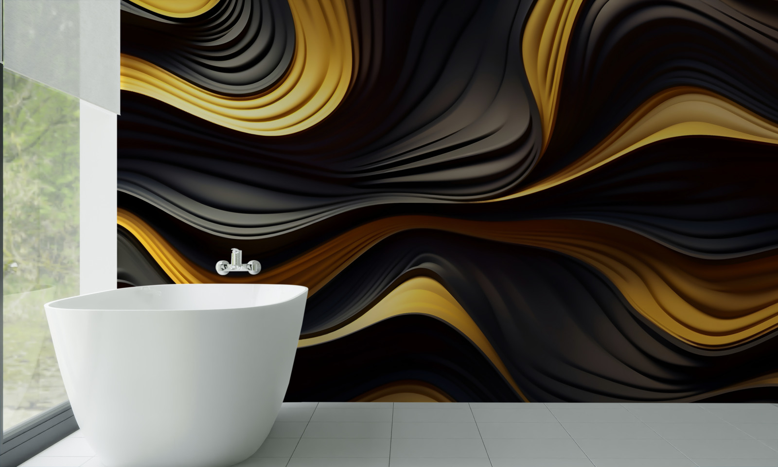 Фотошпалери плити в пустелі - це абстракція