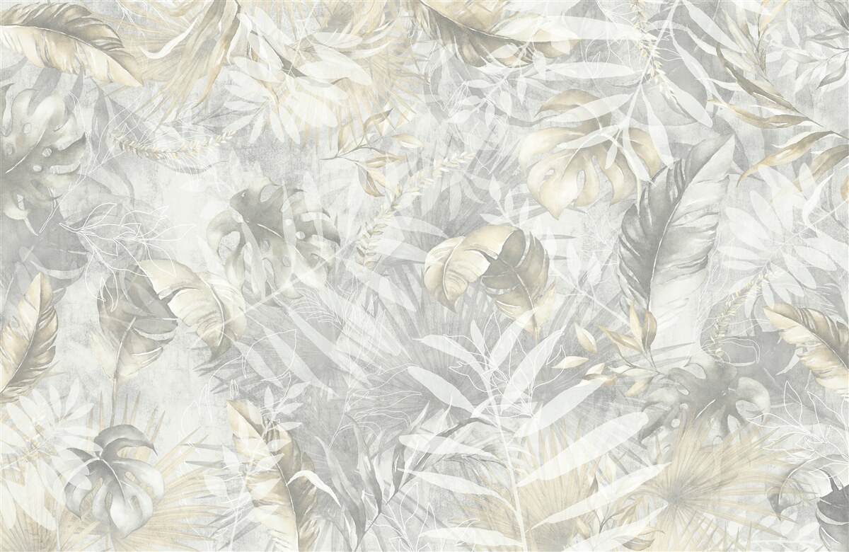 Фотошпалери велика кількість рослин у джунглях