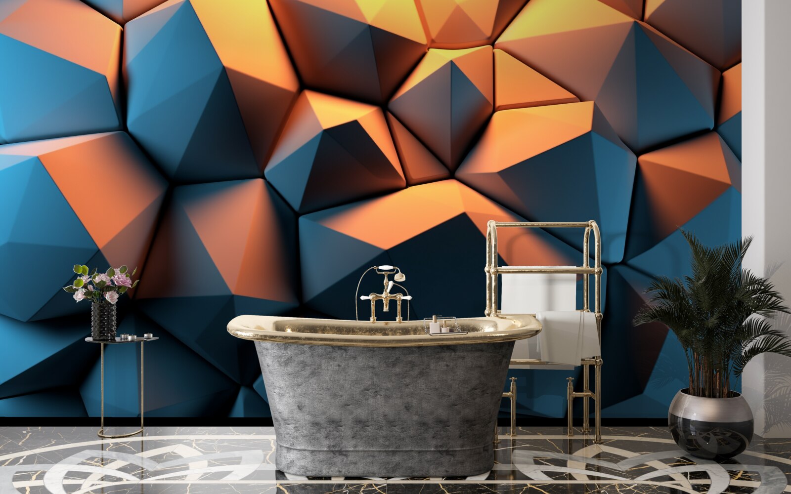 Фотошпалери 3d геометричні фігури