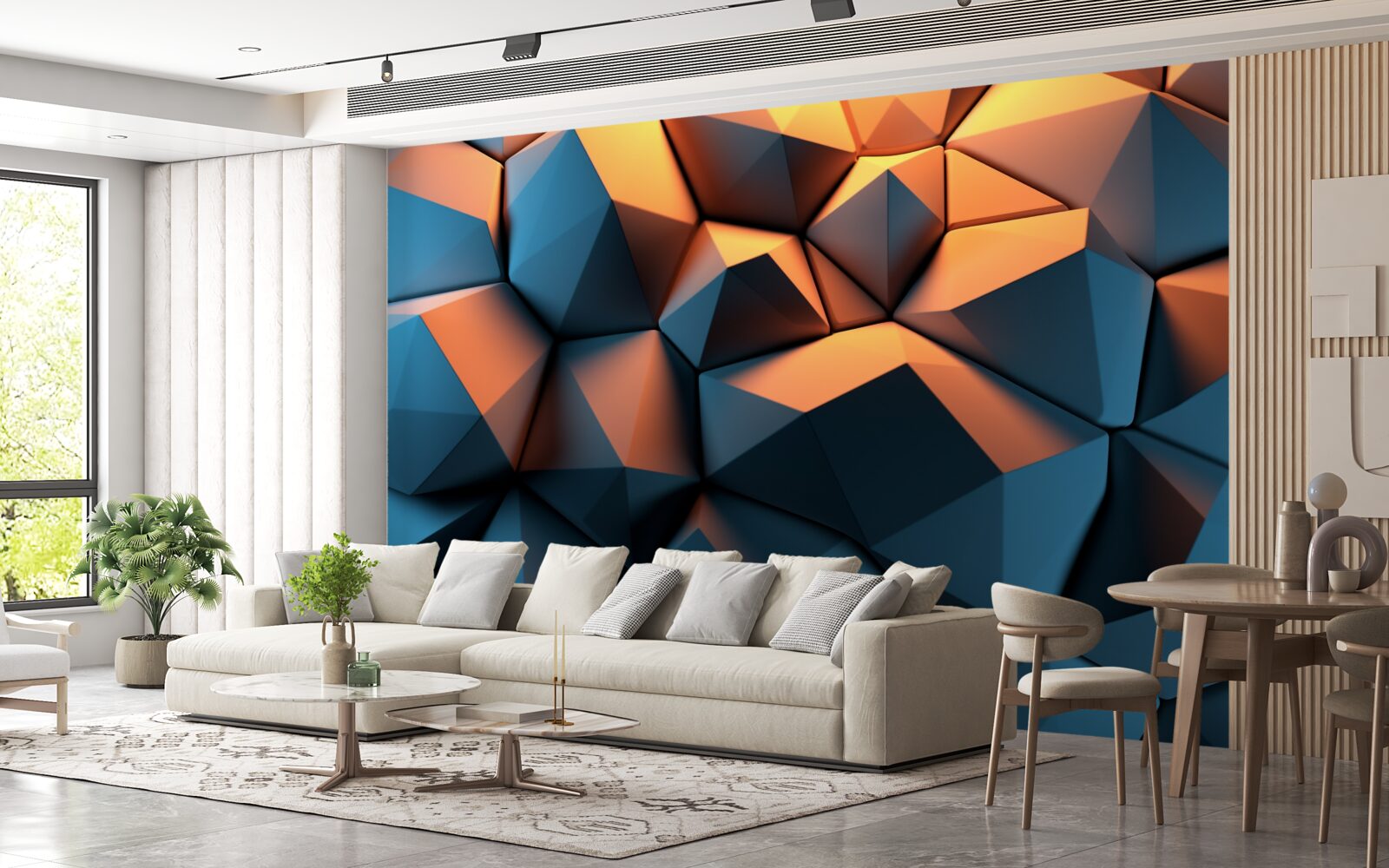 Фотошпалери 3d геометричні фігури