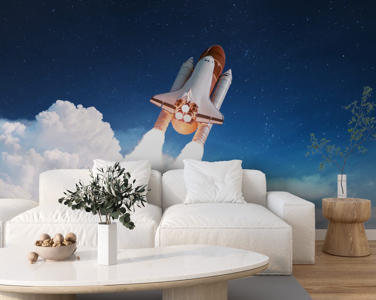 Фотошпалери корабель готується до космічного польоту