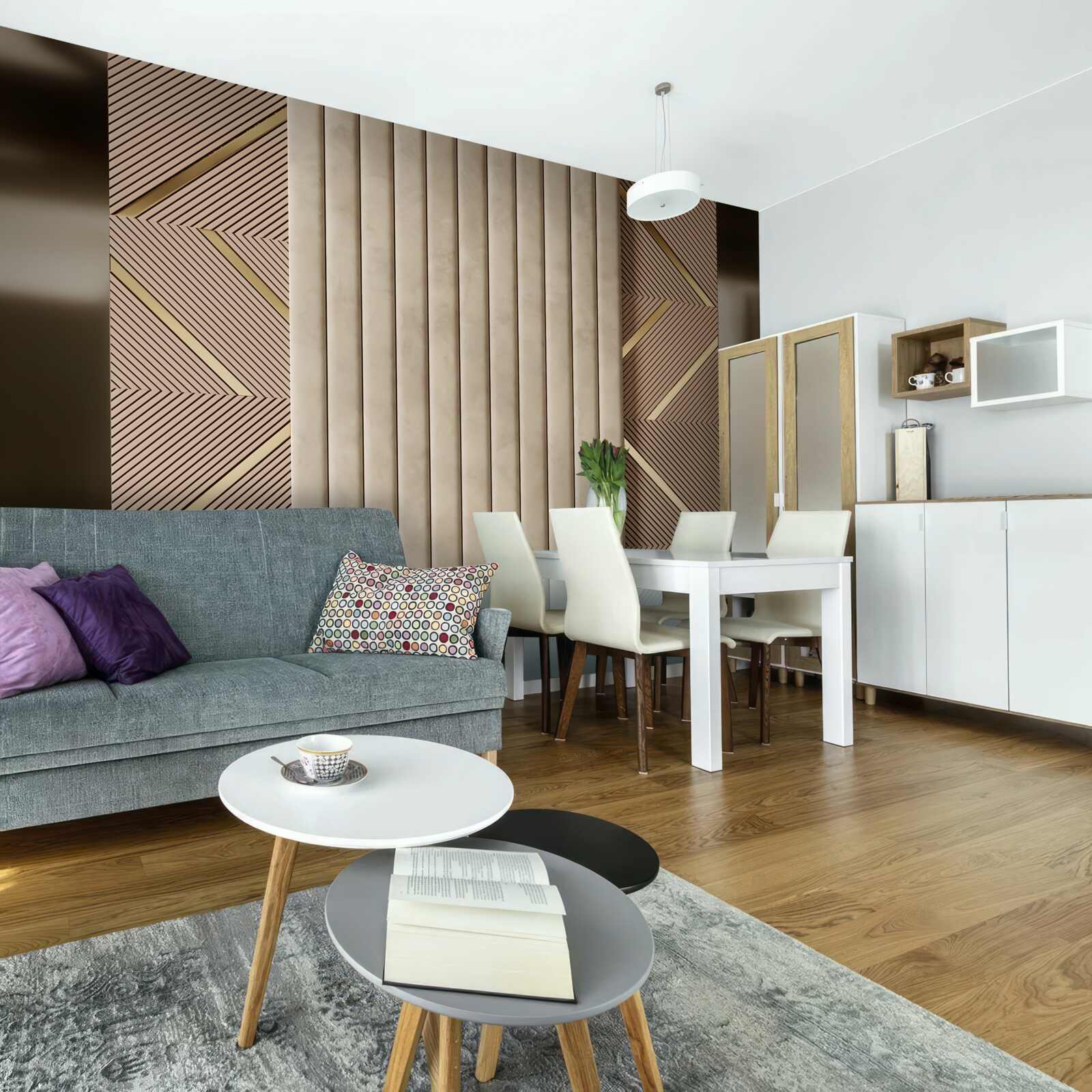 Фотошпалери абстракції геометричних візерунків