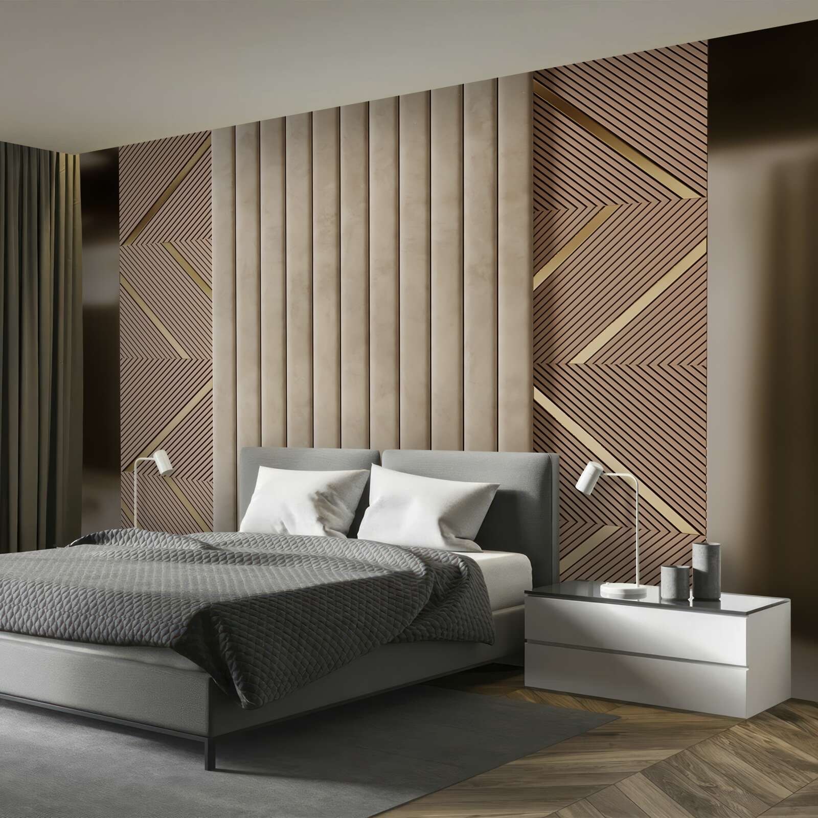 Фотошпалери абстракції геометричних візерунків