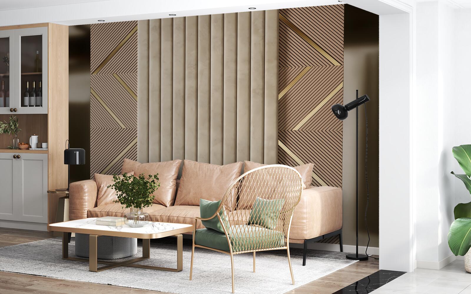 Фотошпалери абстракції геометричних візерунків