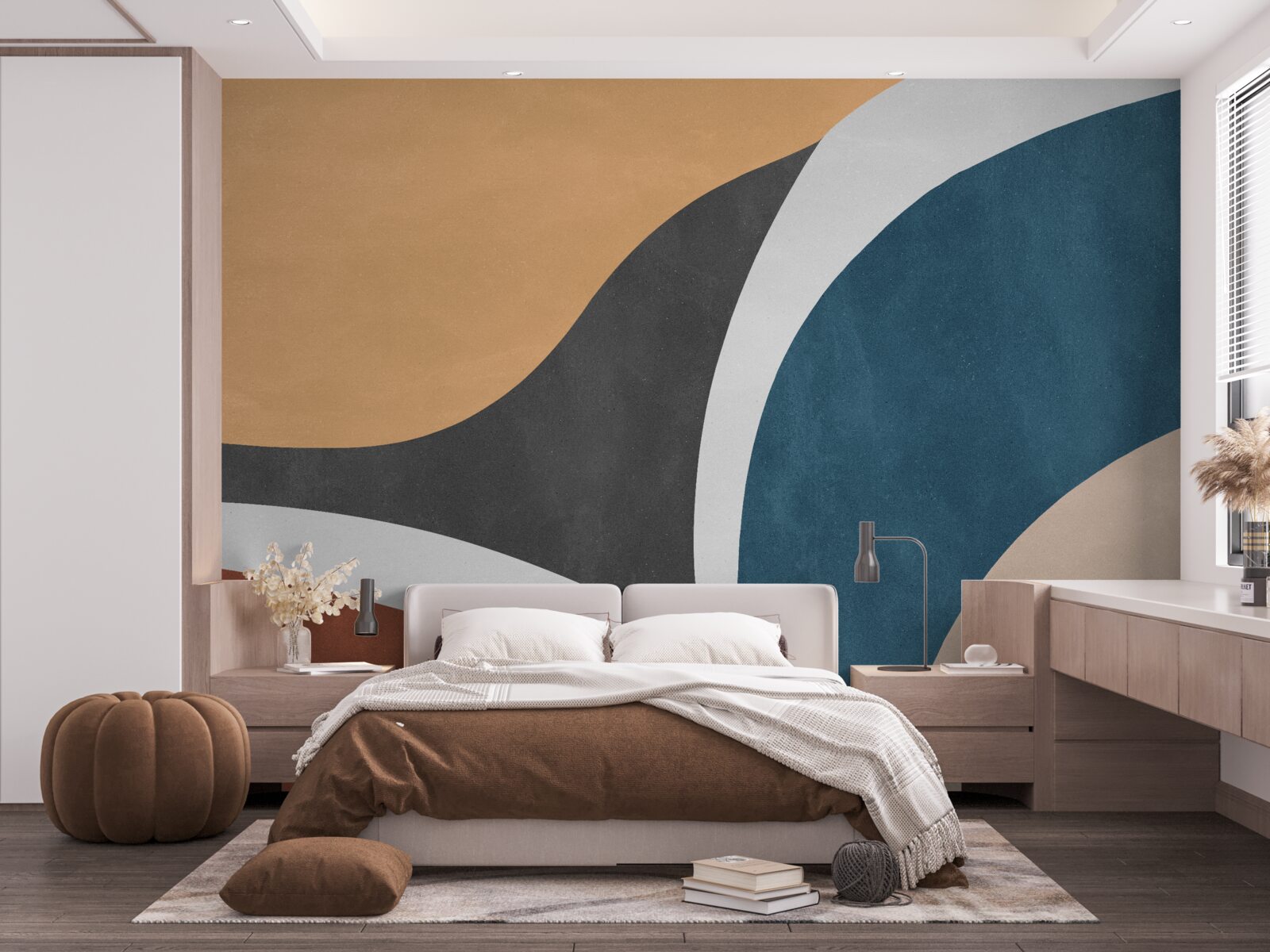 Фотошпалери гладкі абстрактні прикраси