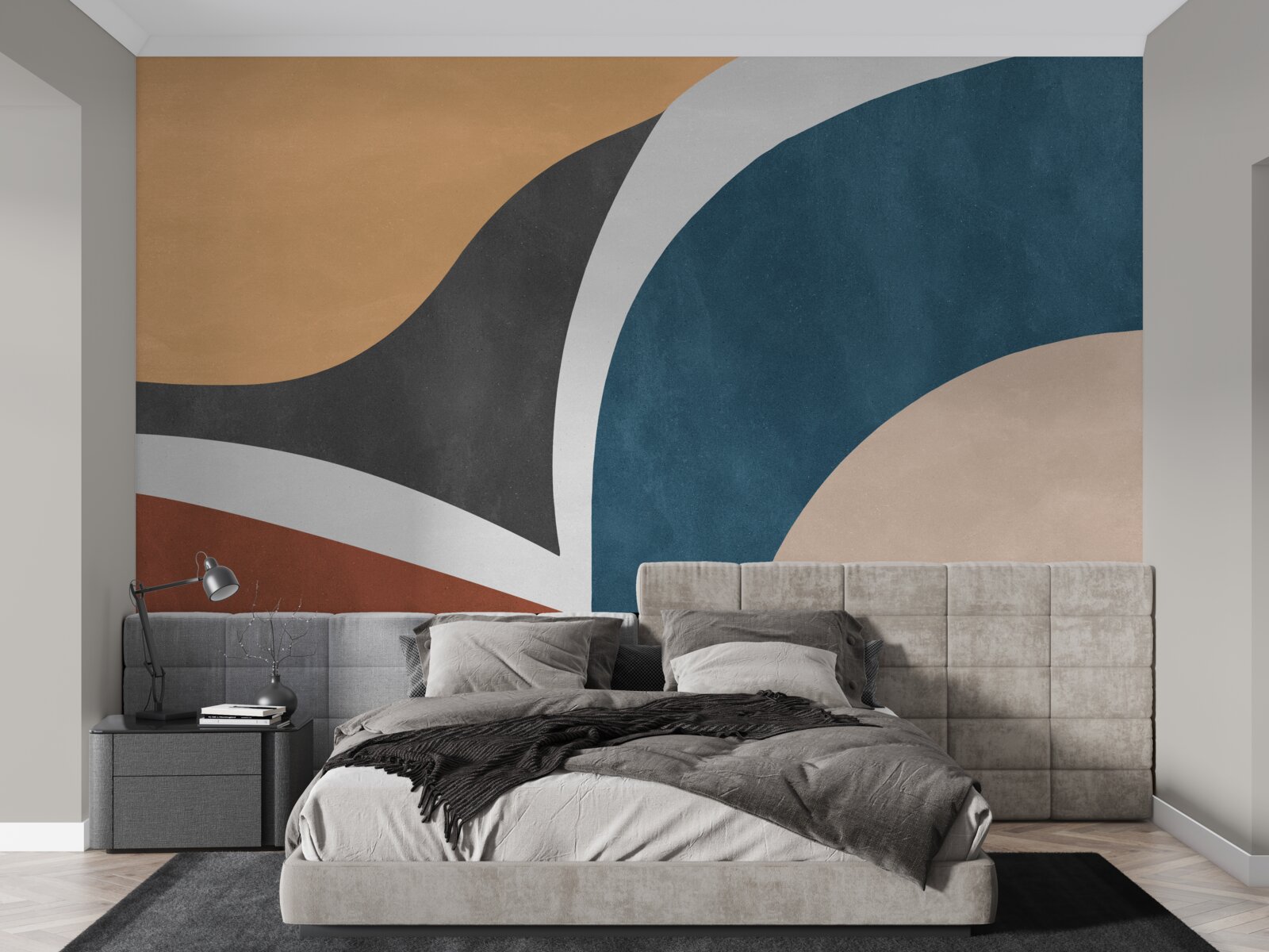 Фотошпалери гладкі абстрактні прикраси